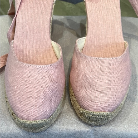 Soludos Pink Espadrille Wedges - Size 9 - NEW in Box! - Picture 5 of 16